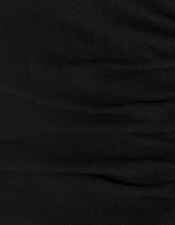Jersey-Midi-Kleid mit Raffungen