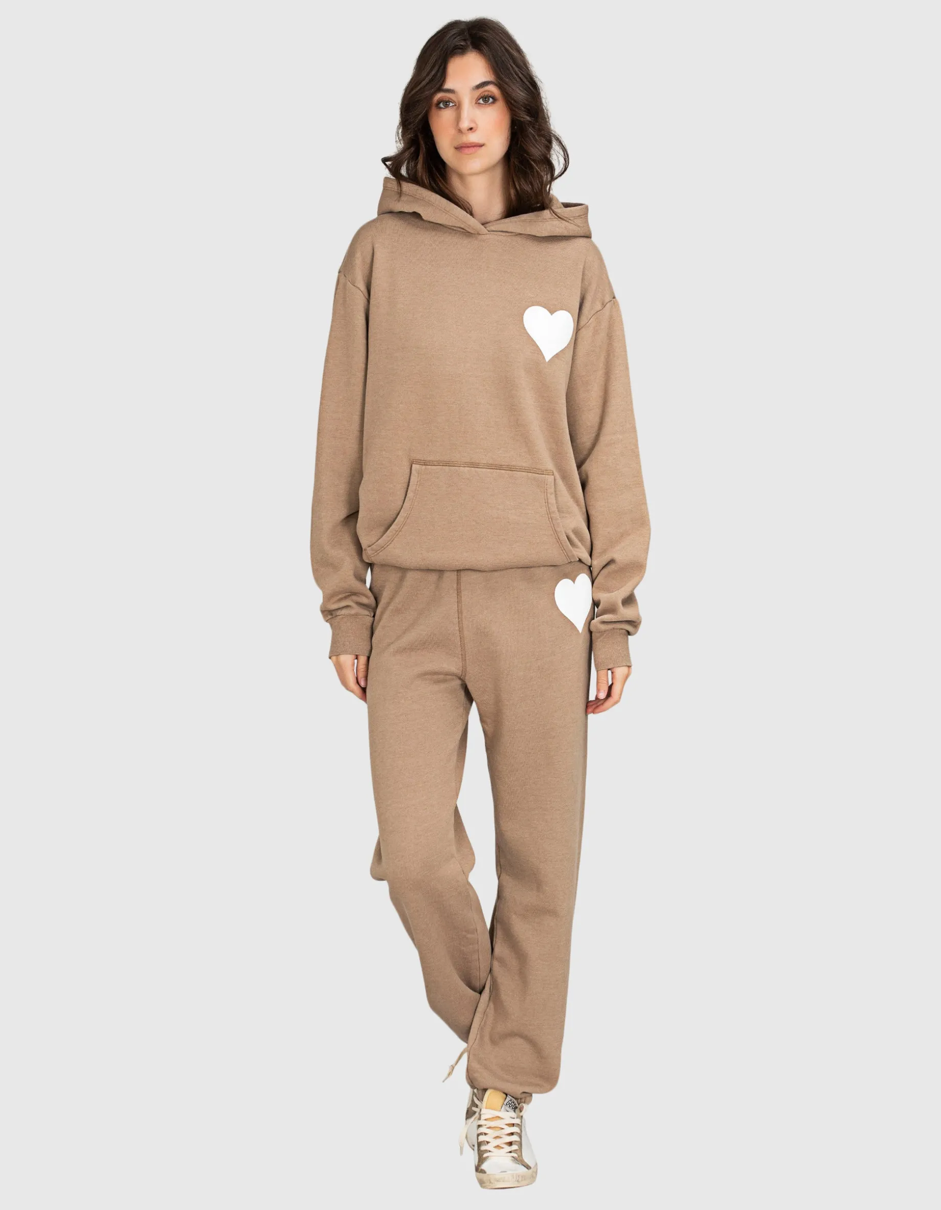 Jogginghose mit Herz-Print