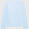 Kaschmir Pullover Cielo mit V-Ausschnitt