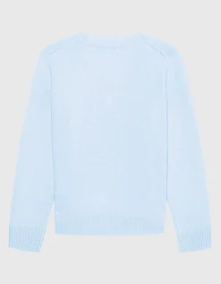 Kaschmir Pullover Cielo mit V-Ausschnitt