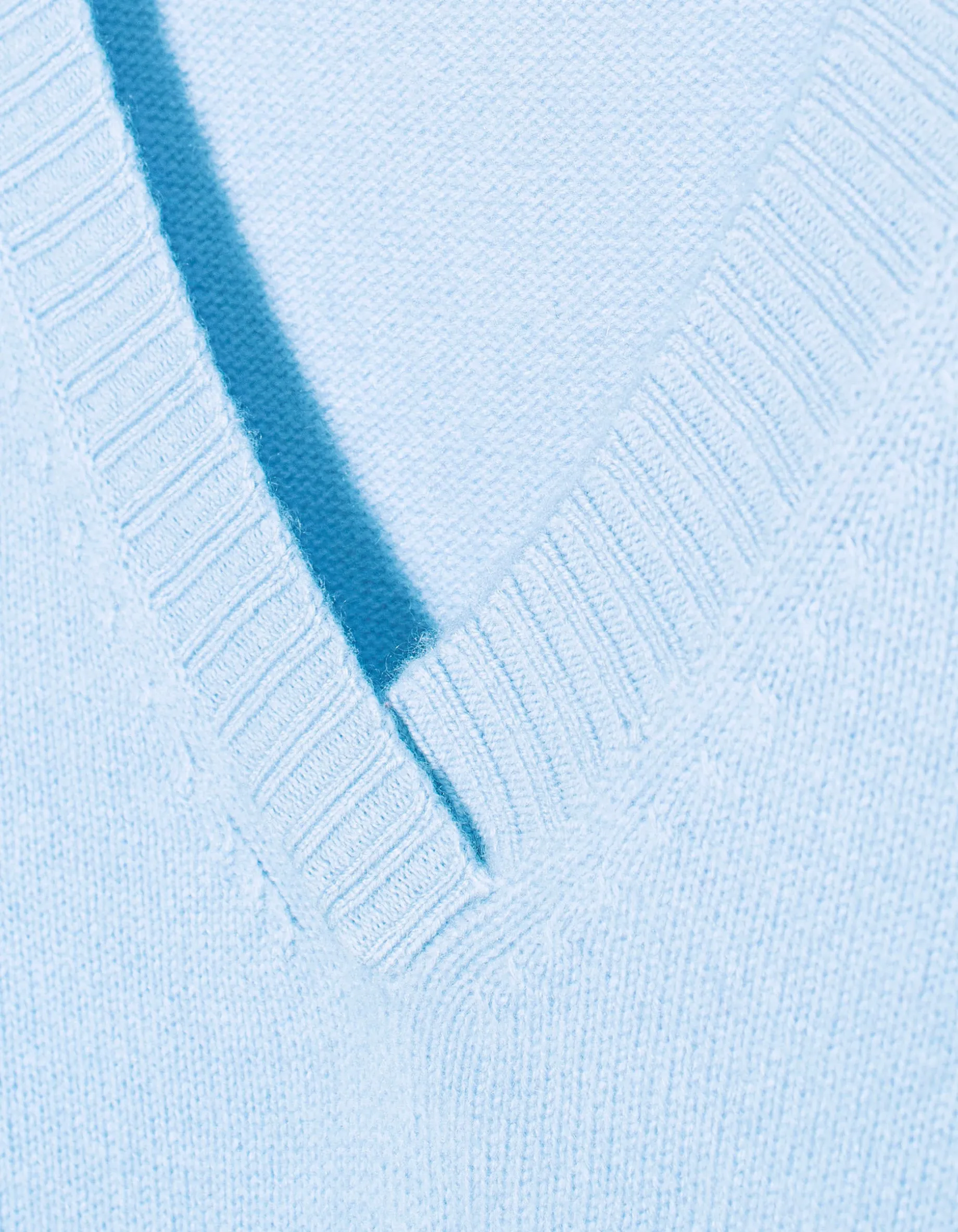 Kaschmir Pullover Cielo mit V-Ausschnitt