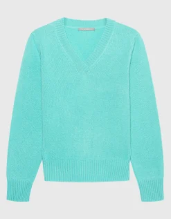Kaschmir Pullover Lago mit V-Ausschnitt