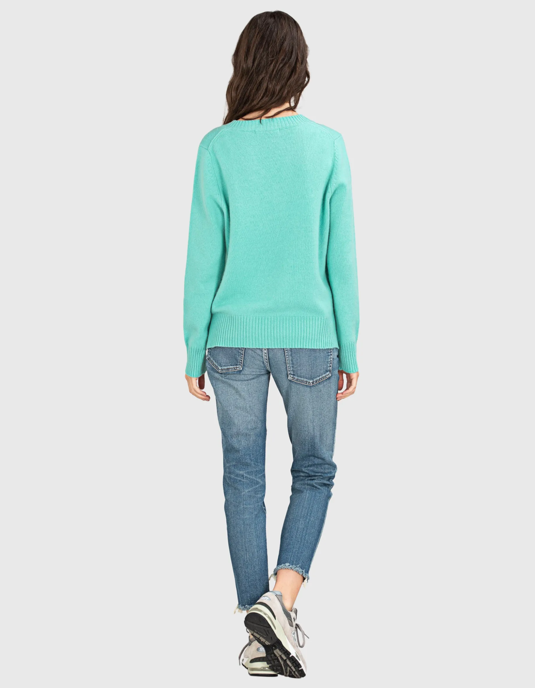 Kaschmir Pullover Lago mit V-Ausschnitt