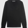 Kaschmir Pullover mit V-Ausschnitt