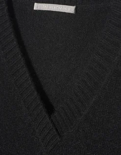 Kaschmir Pullover mit V-Ausschnitt