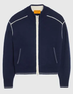 Kaschmir-Cardigan mit Zipper