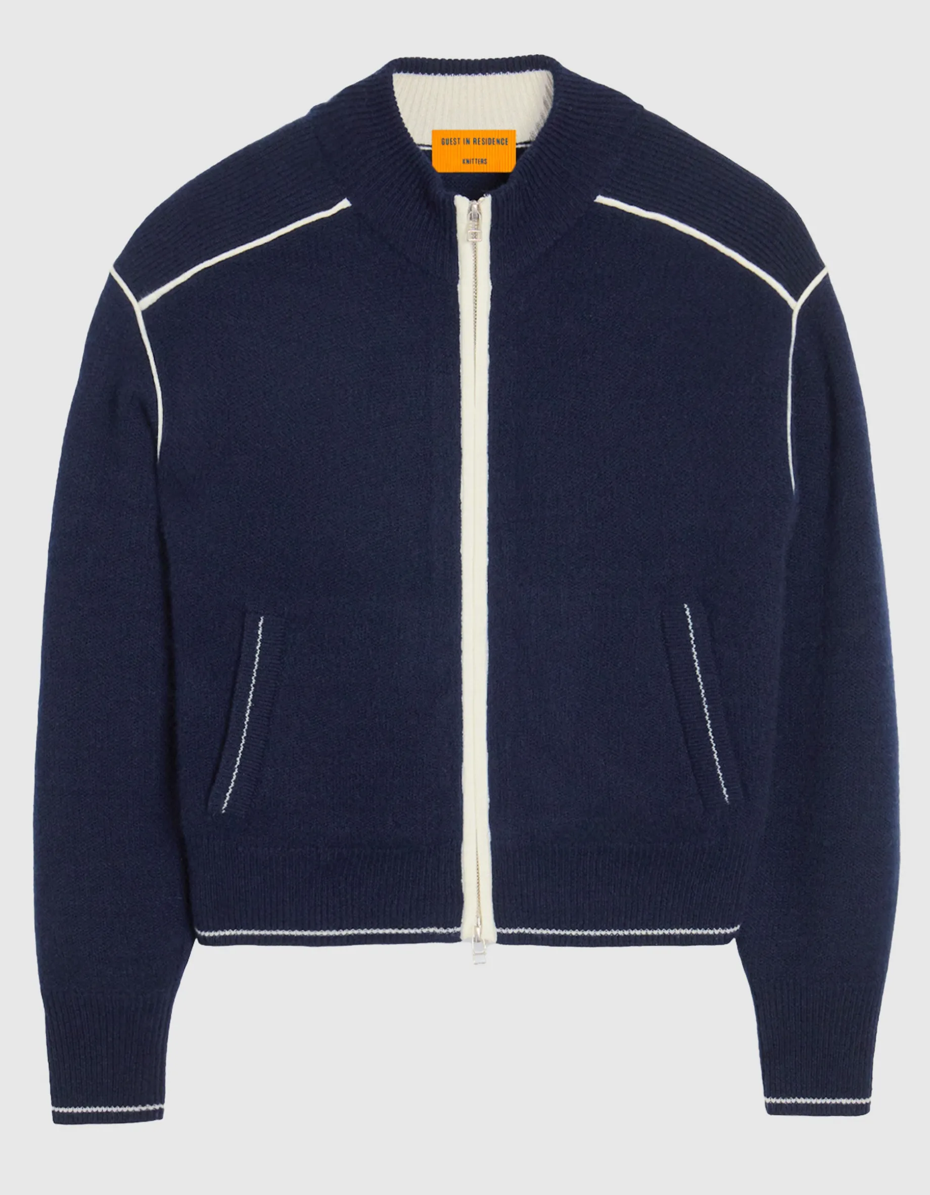 Kaschmir-Cardigan mit Zipper