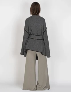 Kaschmir-Jacke mit Bindegürtel