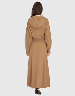 Kaschmir-Jacke mit Kapuze