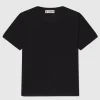 Kaschmir-Kurzarm-Shirt