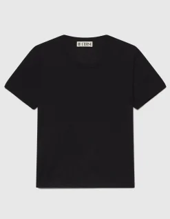 Kaschmir-Kurzarm-Shirt