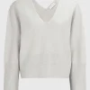 Kaschmir-Mix Pullover mit V-Ausschnitt Xeniane