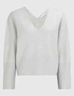 Kaschmir-Mix Pullover mit V-Ausschnitt Xeniane