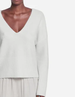 Kaschmir-Mix Pullover mit V-Ausschnitt Xeniane
