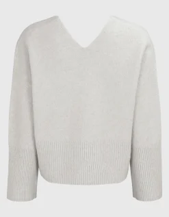 Kaschmir-Mix Pullover mit V-Ausschnitt Xeniane