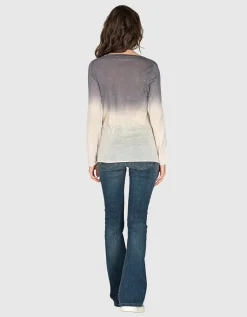Kaschmir-Pullover mit Farbverlauf