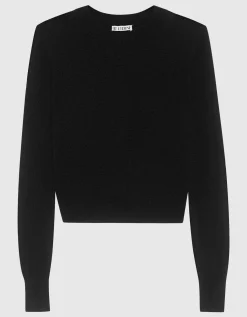 Kaschmirpullover mit Rundhalsausschnitt