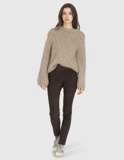 Kaschmir-Pullover mit Rundhalsausschnitt