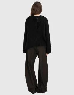 Kaschmir-Pullover mit Rundhalsausschnitt
