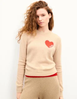 Kaschmir-Pullover mit Rundhalsausschnitt