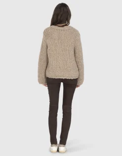 Kaschmir-Pullover mit Rundhalsausschnitt