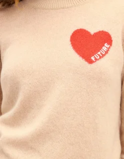 Kaschmir-Pullover mit Rundhalsausschnitt
