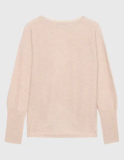 Kaschmirpullover mit Runhalsausschnitt