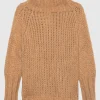 Kaschmir-Pullover mit Stehkragen