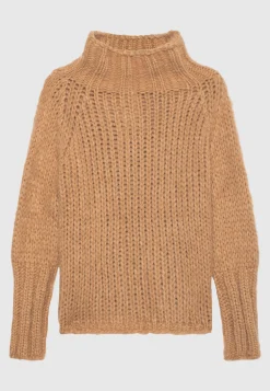 Kaschmir-Pullover mit Stehkragen