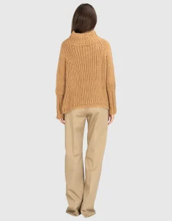 Kaschmir-Pullover mit Stehkragen