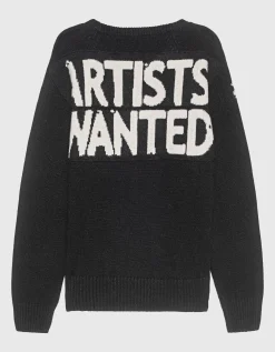 Kaschmir-Pullover mit Wording