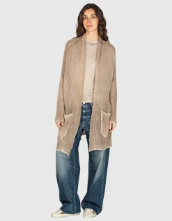Kaschmir-Seiden-Mix Cardigan