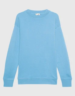 Kaschmir-Sweatshirt mit Rundhalsausschnitt