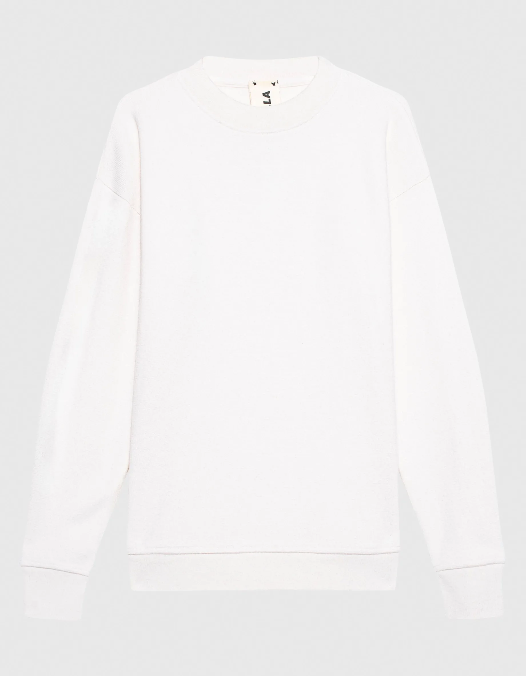 Kaschmir-Sweatshirt mit Rundhalsausschnitt