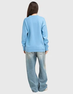 Kaschmir-Sweatshirt mit Rundhalsausschnitt