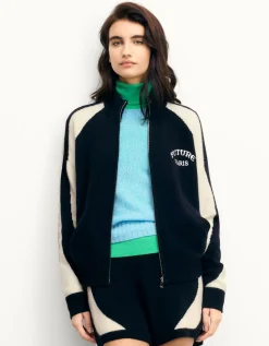 Kaschmir-Zipper-Cardigan
