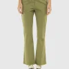 Kick-Flare Hose mit offenem Saum