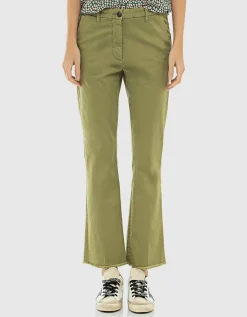 Kick-Flare Hose mit offenem Saum