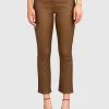 Kick-Flare Lammleder-Hose Lively