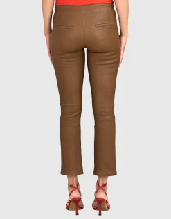 Kick-Flare Lammleder-Hose Lively