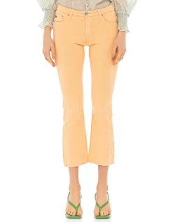 Kick-Flare-Jeans mit offenem Saum