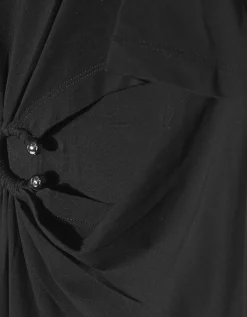 Kleid mit Cut-Outs und Metall-Ringen