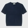 Kurzarm Kaschmir-Pullover
