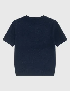 Kurzarm Kaschmir-Pullover