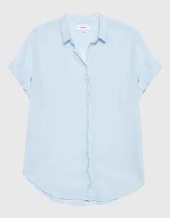 Kurzarm Oversize-Bluse