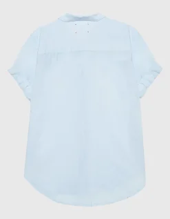 Kurzarm Oversize-Bluse