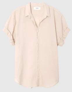 Kurzarm Oversize-Bluse Channing