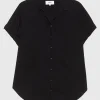 Kurzarm Oversize-Bluse Channing