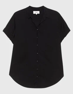 Kurzarm Oversize-Bluse Channing