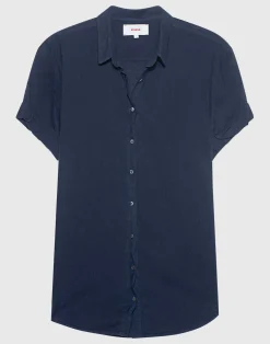 Kurzarm Oversize-Bluse Channing